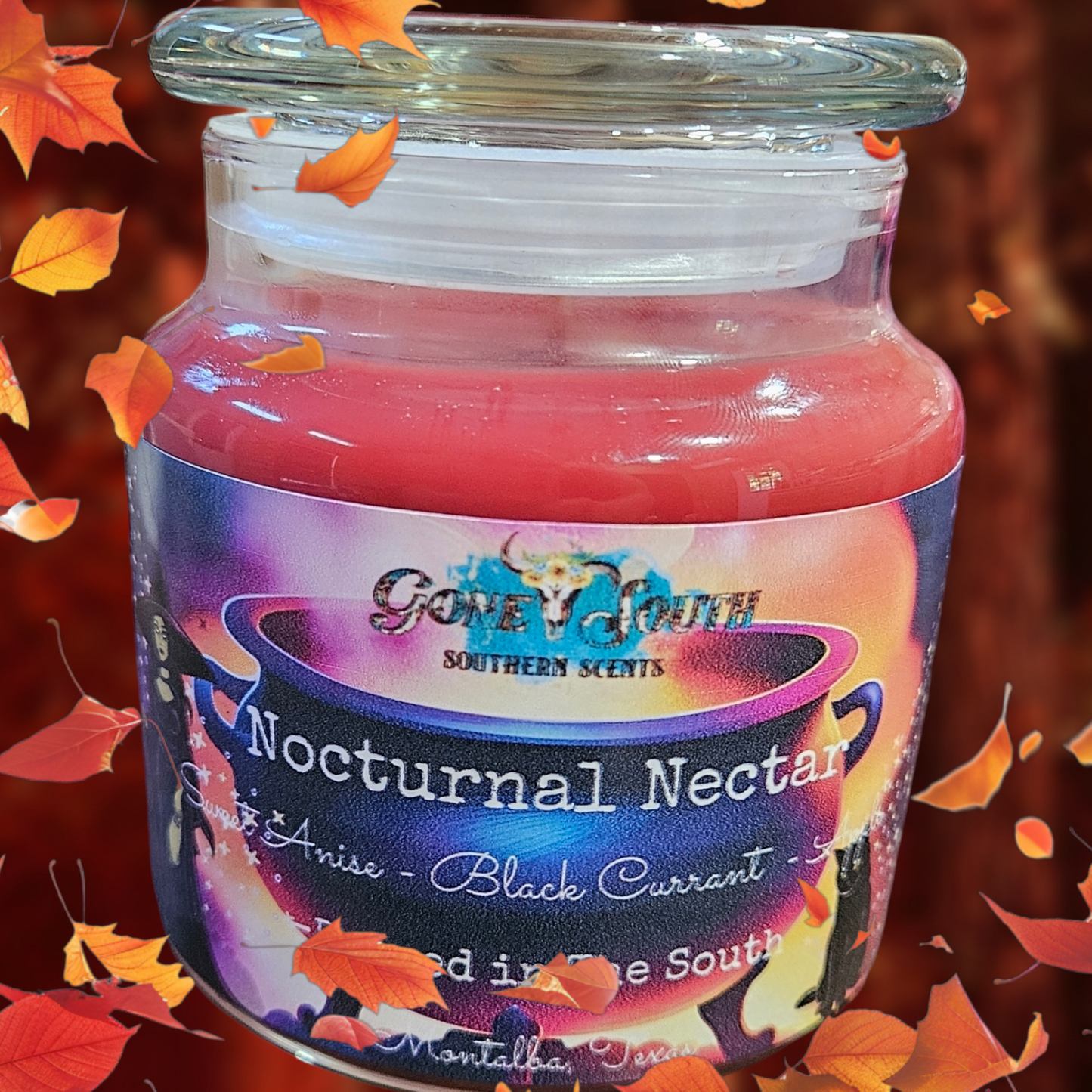 16 oz Halloween Fall candle