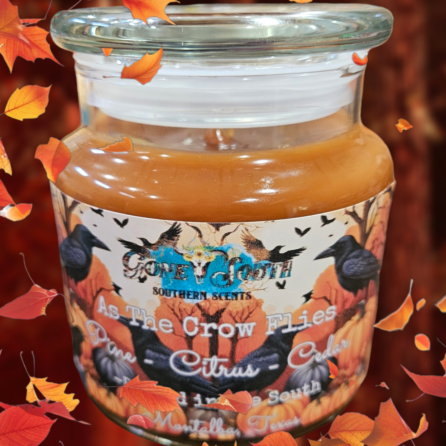 16 oz Halloween Fall candle